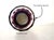 !930s Hermès Vanity Set, Aubergine Cut Crystal Atomizer & Matching Silver Lidded Container For Sale - Image 9 of 9