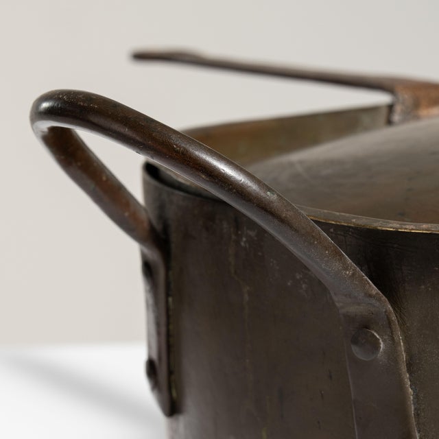 19th Century France Chocolate Metal Serving Piece For Sale In Greensboro - Image 6 of 15