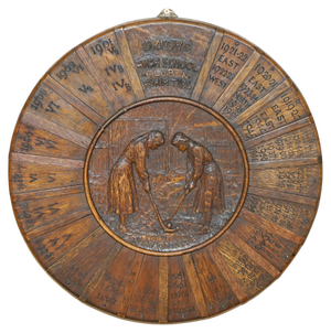 Antique Oxford Ladies High School Hockey Plaque, 1900s