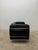 Black Le Corbusier, Jeanneret and Perriand Lc2 Divano Two-Seat Sofa for Cassina For Sale - Image 8 of 18