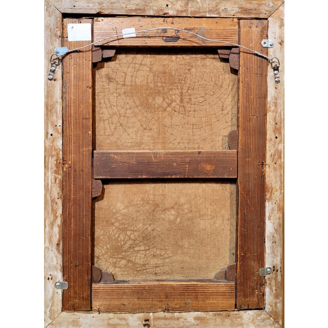 Leon François Comerre -Portrait of a Ballerina W/ White Tutu- Oil Painting For Sale - Image 11 of 11