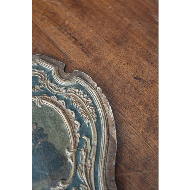 Baroque Papier-Mâché Fan For Sale - Image 5 of 7