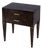 Kai 24 in. W Rectangular Burl Wood 2 Drawer End Table, Dark Burl For Sale
