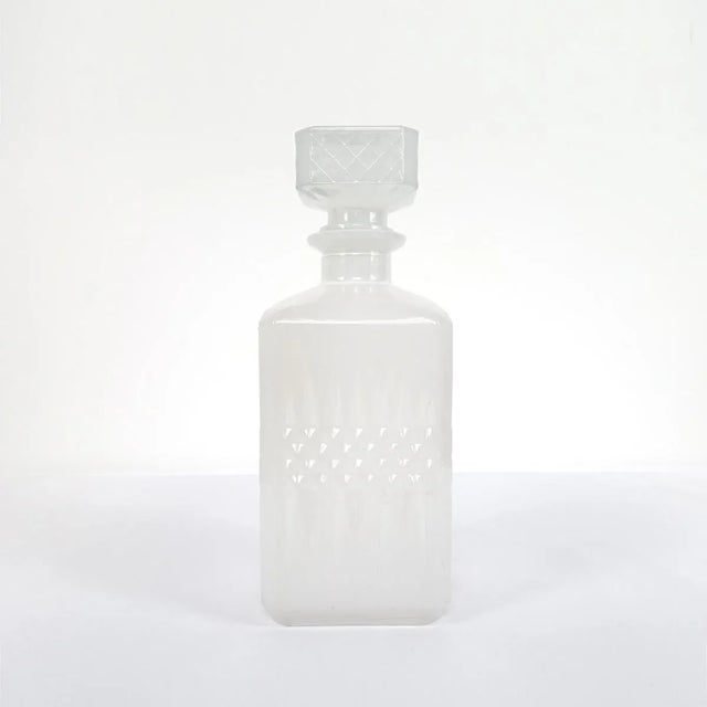 Mid-Century Modern Glass Decanters from Empoli, Set of 6 For Sale - Image 12 of 18