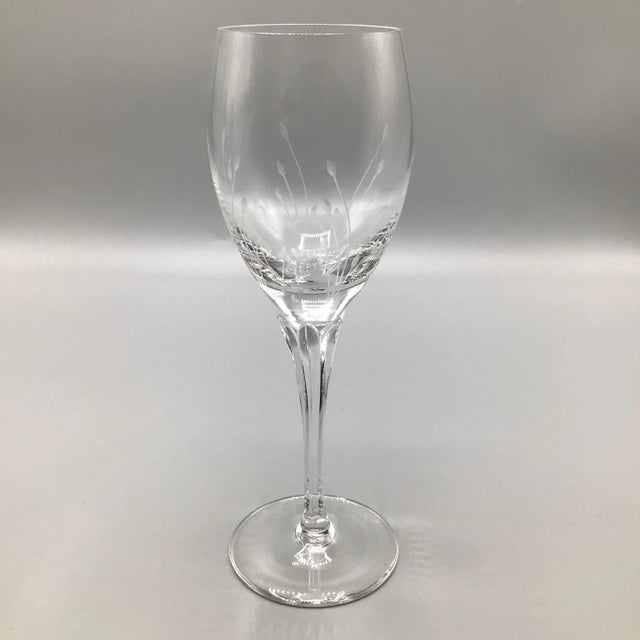 Traditional Gorham Crystal Wine Glasses “Jolie” - A Pair For Sale - Image 3 of 9