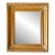 1980s Small Gilt Acanthus Accent Mirror For Sale