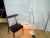 Vintage Chromed and White Metal Up-Light Floor Lamp, 1970s For Sale - Image 10 of 13