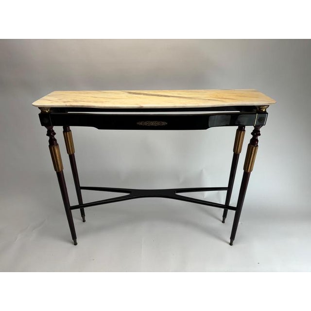 Mid-Century Italian Console Table in the style of Paolo Buffa, Italy, 1950s For Sale - Image 10 of 12