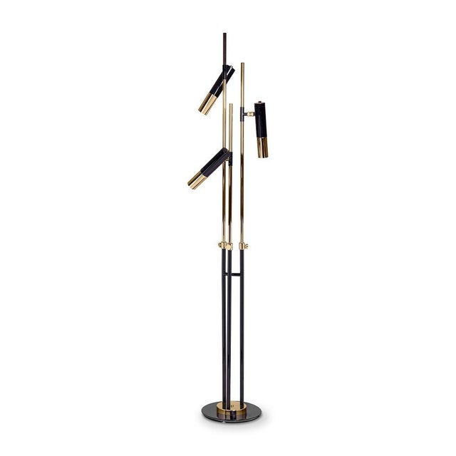 Pair of Ike Floor Lamps by DelightFULL Strict northern design rules meet a southern taste. Characterized by the rhythmic...