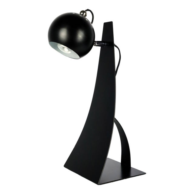Vintage Brilliant Lamp in Black Metal, 1990 For Sale