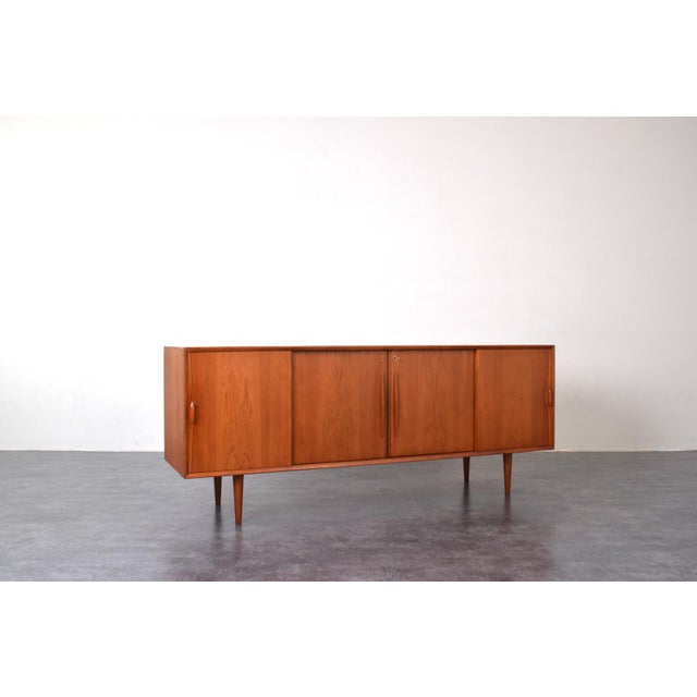 Mid-Century Modern Danish Teak Sideboard, 1960s For Sale - Image 4 of 18