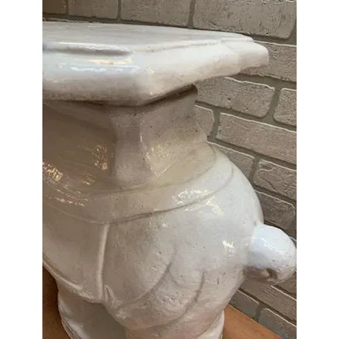 Late 20th Century Vintage Elephant Indoor/Outdoor Stand For Sale - Image 5 of 7