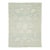 Modern Oushak Style Hand-Knotted Area Wool Rug – Seafoam & Ivory 9x12 For Sale