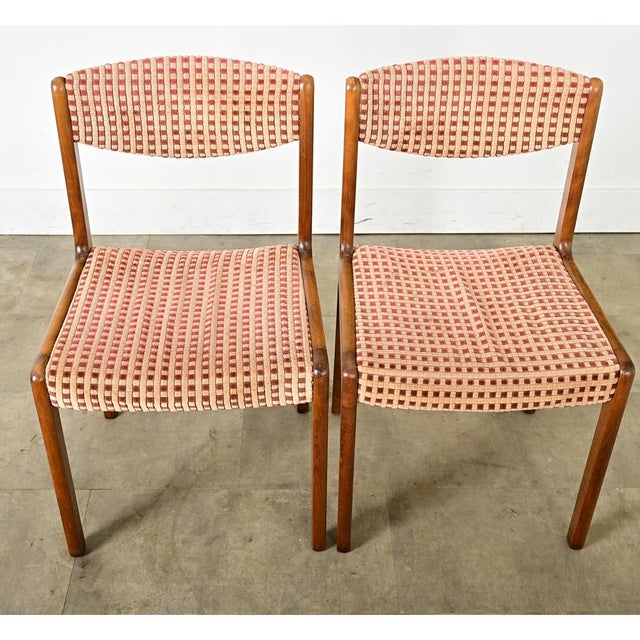 Late 20th Century French Vintage Midcentury Dining Chairs Set of 6 For Sale - Image 4 of 15