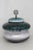 Tony Evans Raku Pottery Lidded Jar Drip Glaze Finish With Wood Display 4840b For Sale - Image 13 of 18