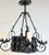 Addison Mizner Style Spanish Colonial Wrought Iron Four-Light Chandelier For Sale - Image 12 of 18