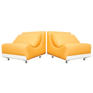Mid-Century Space Age Orbis Plywood Lounge Chairs by Luigi Colani for Cor, 1972, Set of 2 For Sale