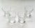 A set of four pressed lowball glasses. Ships within 1-2 days using USPS. All items packed with care. Please contact us...
