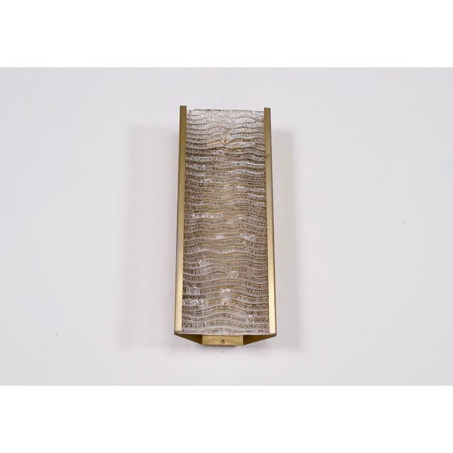 Large Murano Glass Wavy Wall Lights, 1960s, Set of 2 For Sale - Image 9 of 12