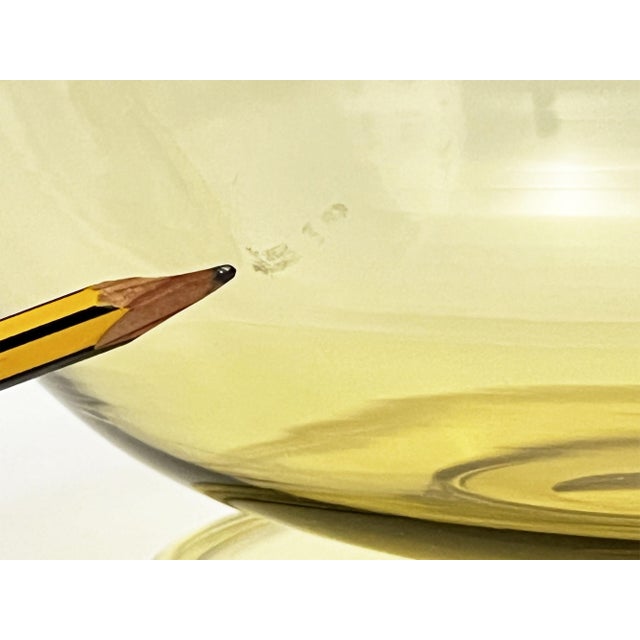 Vintage Murano Glass Bowl by Vittorio Zecchin for Cappellin and Venini, 1920s For Sale - Image 8 of 11