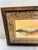 Coastal Vintage Framed Coastal Landscape Artwork With Cork Mat For Sale - Image 3 of 8