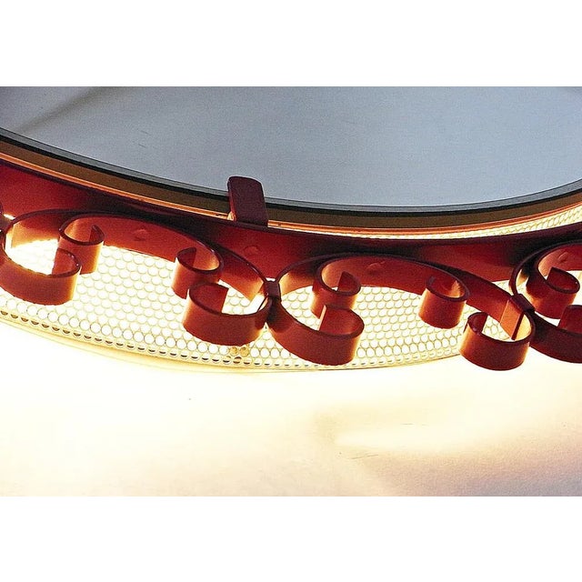 Aurora Wall Lamp with Mirror, 1960s For Sale - Image 4 of 10