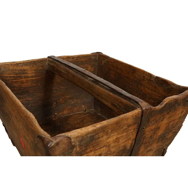 Wood Antique Chinese Official Wooden Rice Grain Bucket For Sale - Image 7 of 11