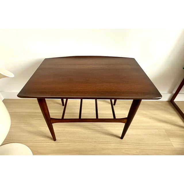 1960s Grete Jalk Walnut Coffee Table Glostrup Danish Mid Century Modern For Sale In New York - Image 6 of 8