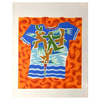 Leo Guida, Abstract Composition, Original Lithograph, 1970s For Sale