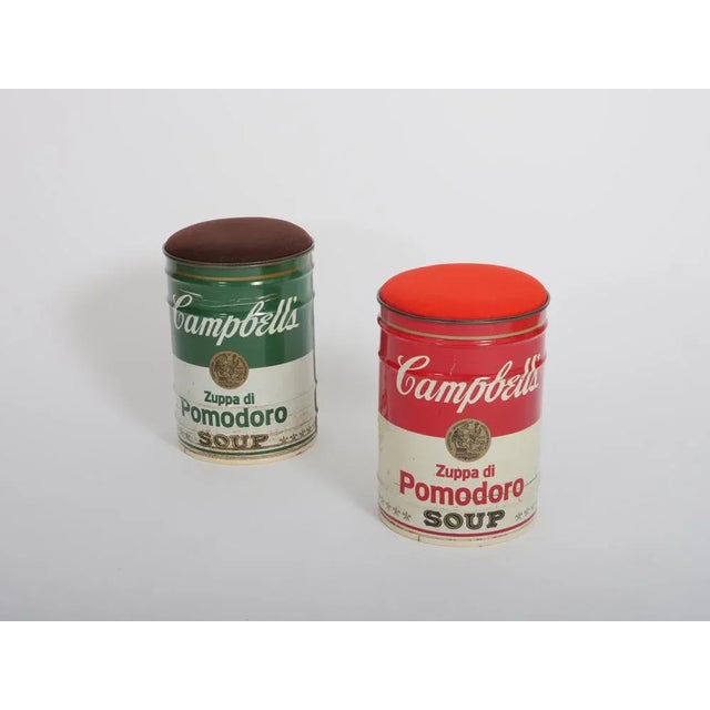 Metal Warhol Campbell's Soup Can Stool by Dino Gavina for Studio Simon, Italy, 1971 For Sale - Image 7 of 13