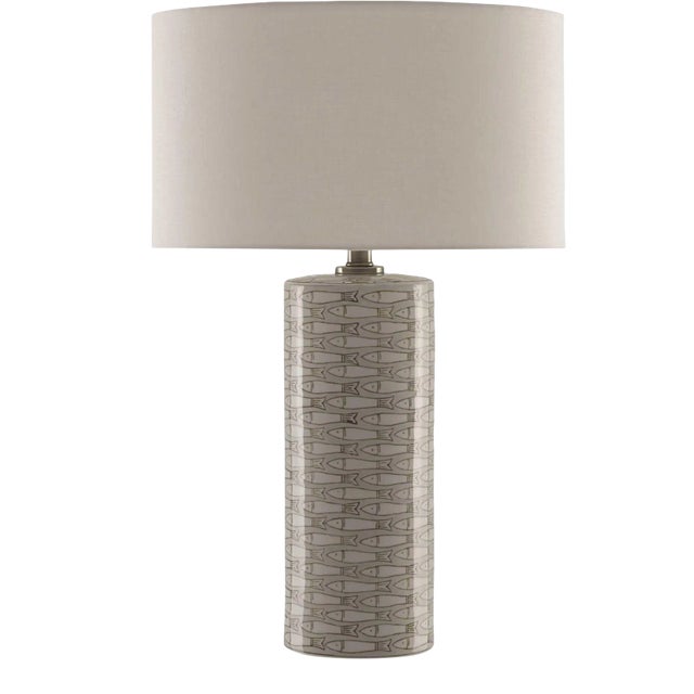Fisch Table Lamp Currey & Company 1-light For Sale
