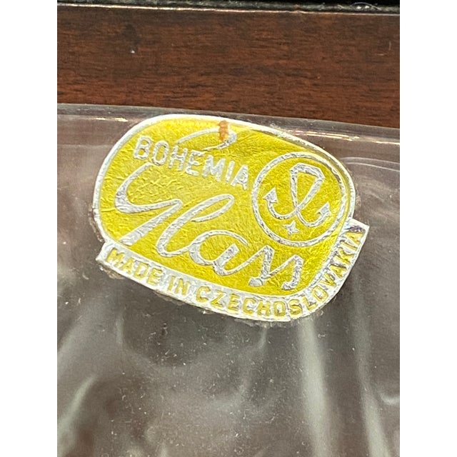 Glass 1970s Lalique Style Vase For Sale - Image 7 of 8