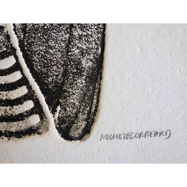 Michèle Correard, Visage joyeux, Etching For Sale - Image 5 of 6