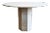 Italian Round Marble Dining Table, 1970s For Sale