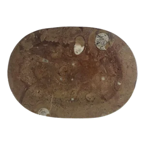 Oval Fossil Plate Dish