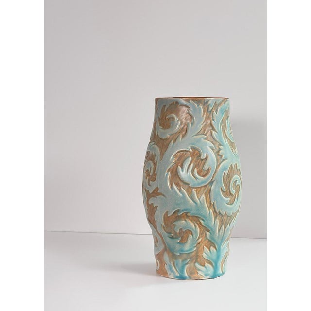 Ceramic Art Deco Ceramic Vase from Thomas Forester & Sons, 1930s For Sale - Image 7 of 10