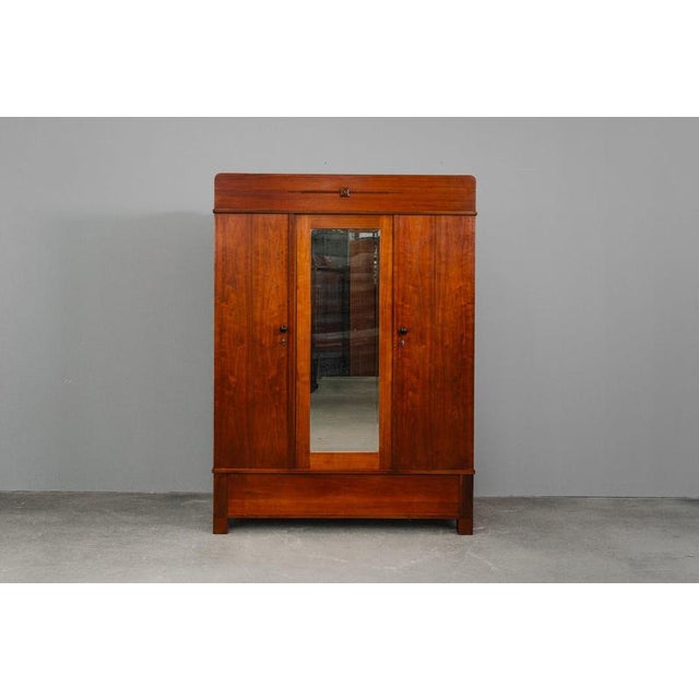 Item: Wardrobe Period & Style: Art Nouveau - Early 20th Century Features - Stylish and functional piece of furniture with...