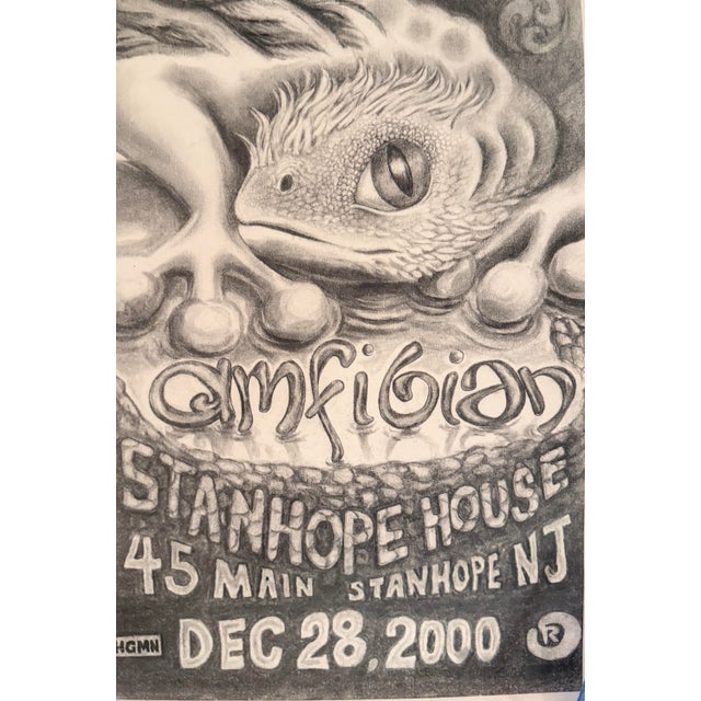 Amfibian - Stanhope House, Stanhope, New Jersey Concert Poster, 2000 For Sale - Image 4 of 5