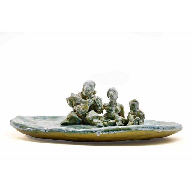 Painted terracotta sculpture realized by sirio pellegrini in 1960s. Good condition. Sirio pellegrini, born in rome on...