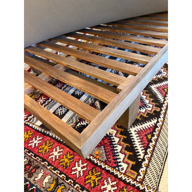 Wood Henry Hall + Andrei Munteanu for Tribù Pure Collection Outdoor Sofa, Linen Sunset For Sale - Image 7 of 13