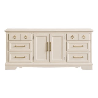 Restored Vintage Thomasville Sideboard | Custom Luxury Statement Cabinet For Sale