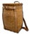 Exceptionally Nice Medium Size Vintage American Hand Woven Ash Wood Splint Maine Backpack Basket For Sale - Image 4 of 18