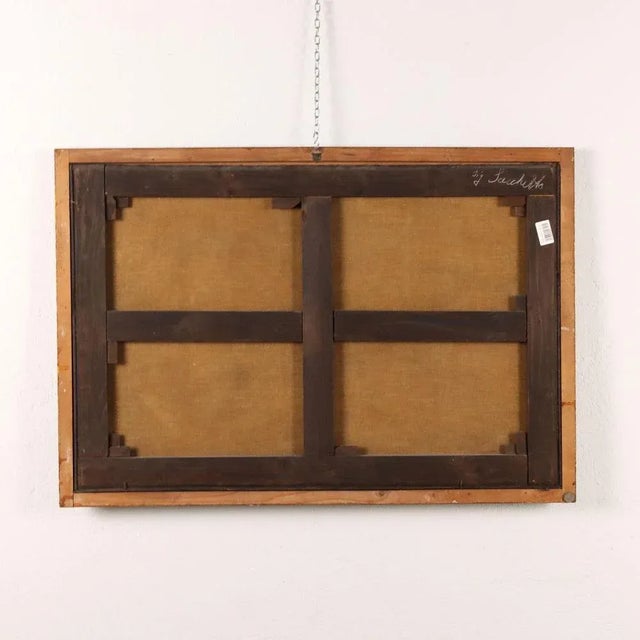 Marine Landscape with Figures, Oil on Canvas For Sale - Image 10 of 11