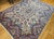 Ivory Vintage Persian Kerman Rug, Hand-Knotted Wool, Allover Floral Pattern, Ivory & Blue, 9x12 For Sale - Image 8 of 17