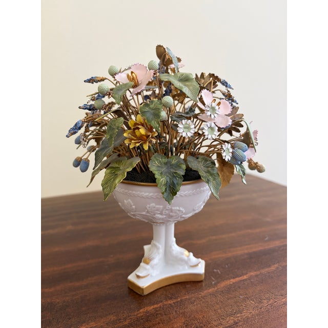 French Provincial Jane Hutcheson for Gorham Enamel Flowers Fleurs Des Siècles, Circa 1970s For Sale - Image 3 of 11
