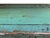 Teal Vintage Distressed Teal Blue Green Carved Apron Console Table For Sale - Image 8 of 10