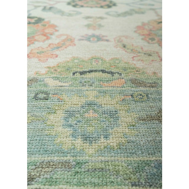 Turkish Turkish Oushak Rug 5' x 7'4" #20313 For Sale - Image 3 of 8