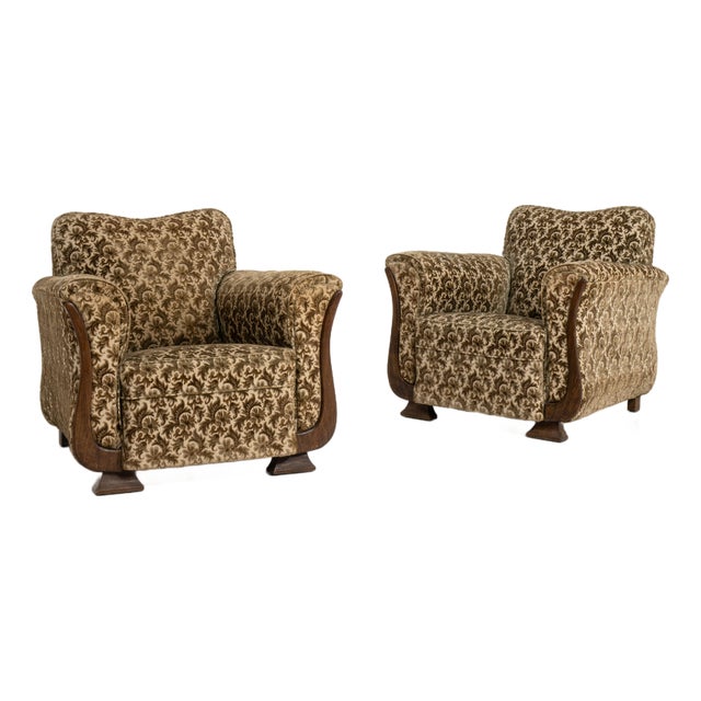 Pair of Art Deco Armchairs, Antique, France, Early 20th Century For Sale