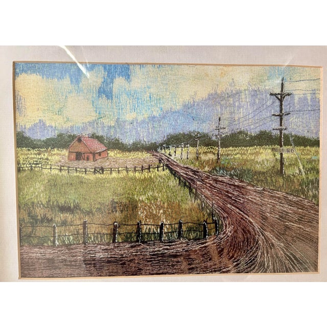 When I first saw this art piece I thought it was a painting and was attracted to the barn wood frame matching so well with...