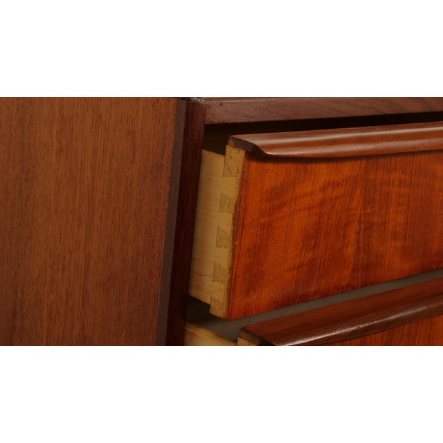 Vintage Danish Chest of Drawers in Teak For Sale - Image 9 of 10